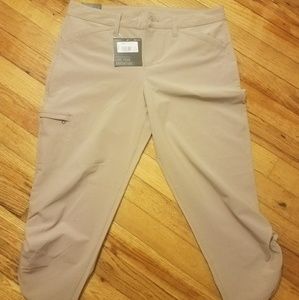 NWT Eddie Bauer cropped quick dry capris